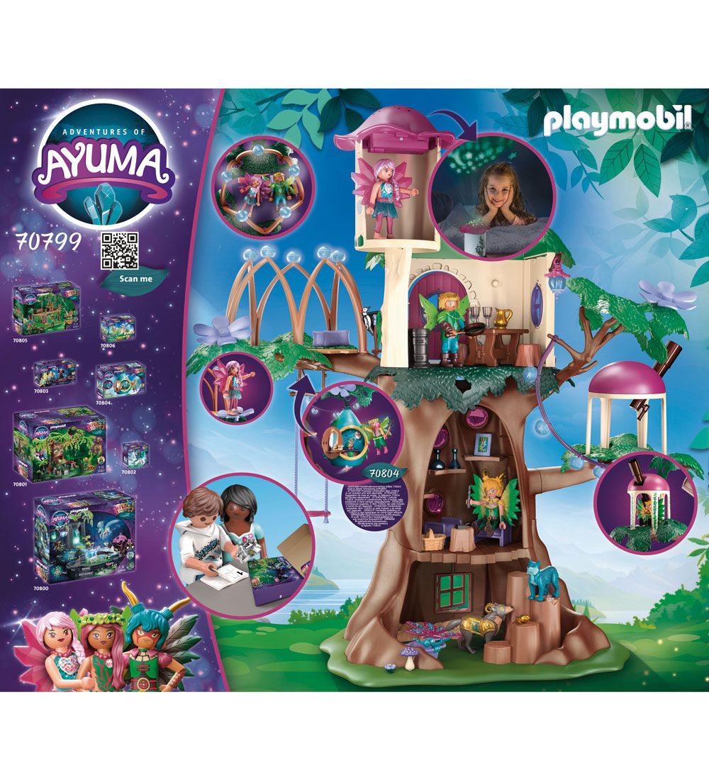 Playmobil Ayuma - Fælles Træ - 70799 - 162 Dele