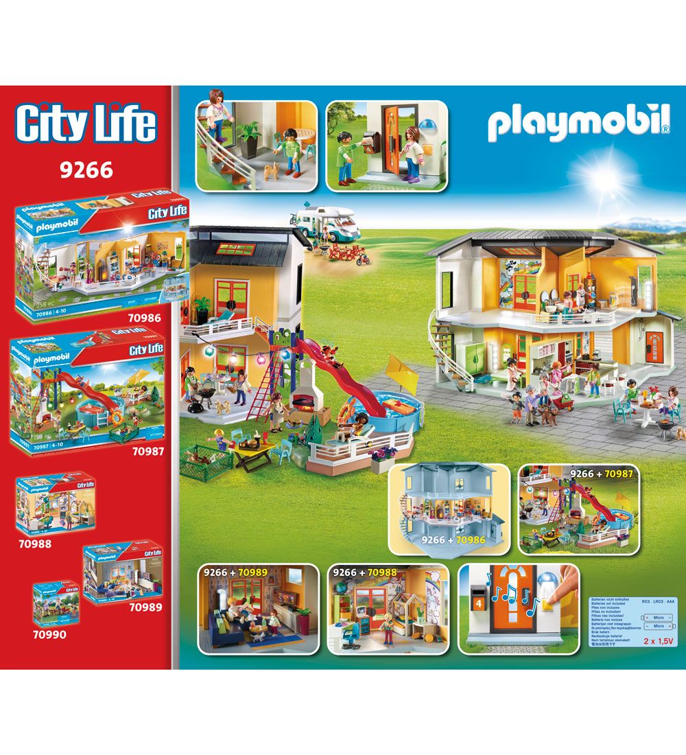 Playmobil City Life - Moderne Bolig - 9266 - 137 Dele
