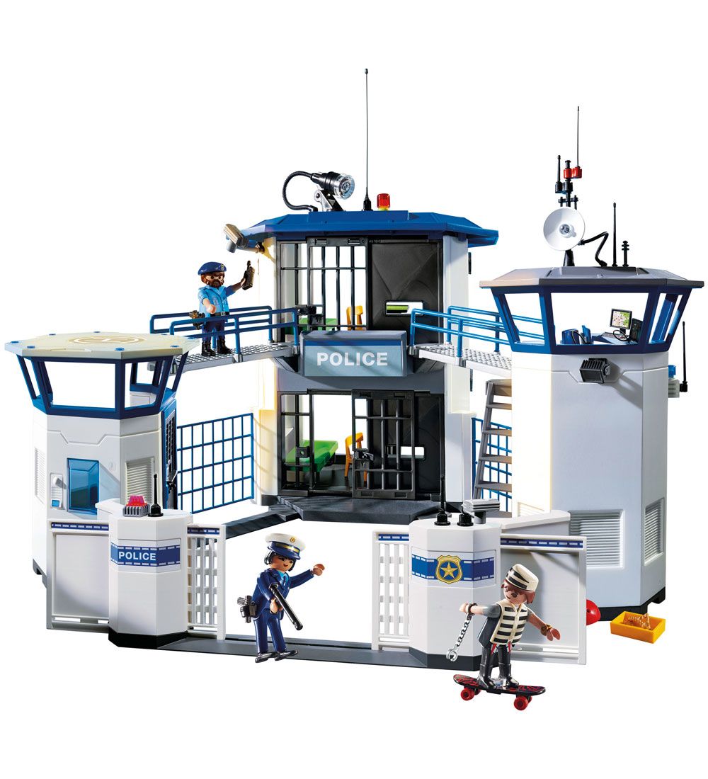 Playmobil City Action - Politistation Med Fængsel - 6919 - 256 D