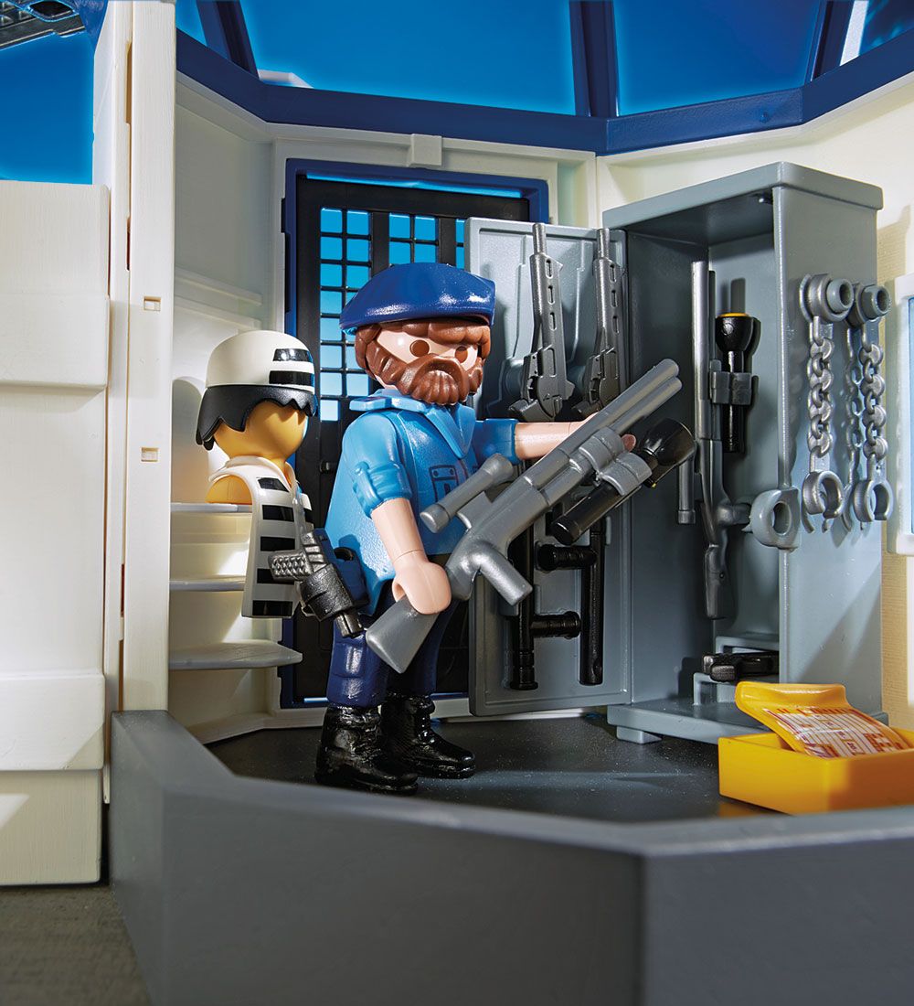 Playmobil City Action - Politistation Med Fængsel - 6919 - 256 D