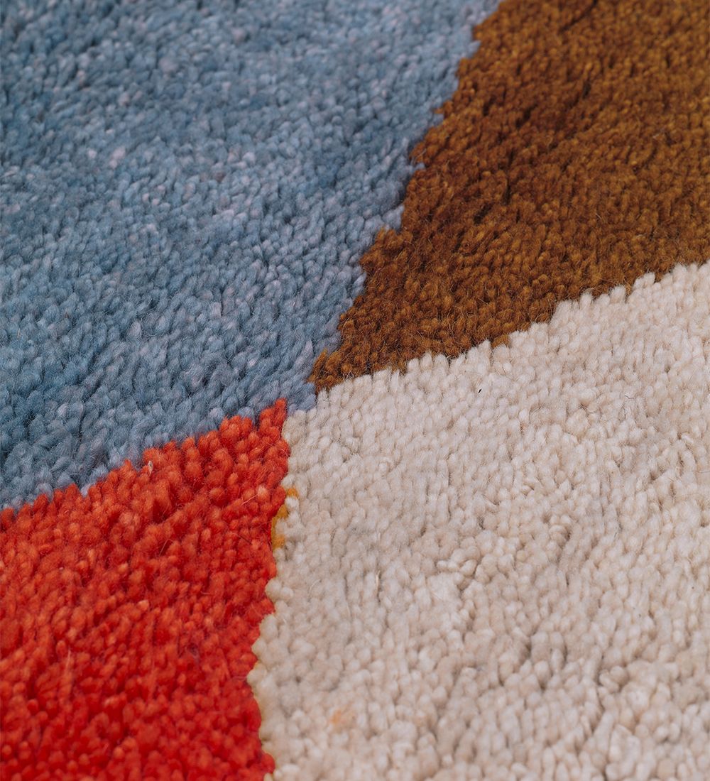 ferm Living Gulvtæppe - Harlequin -  Multifarvet
