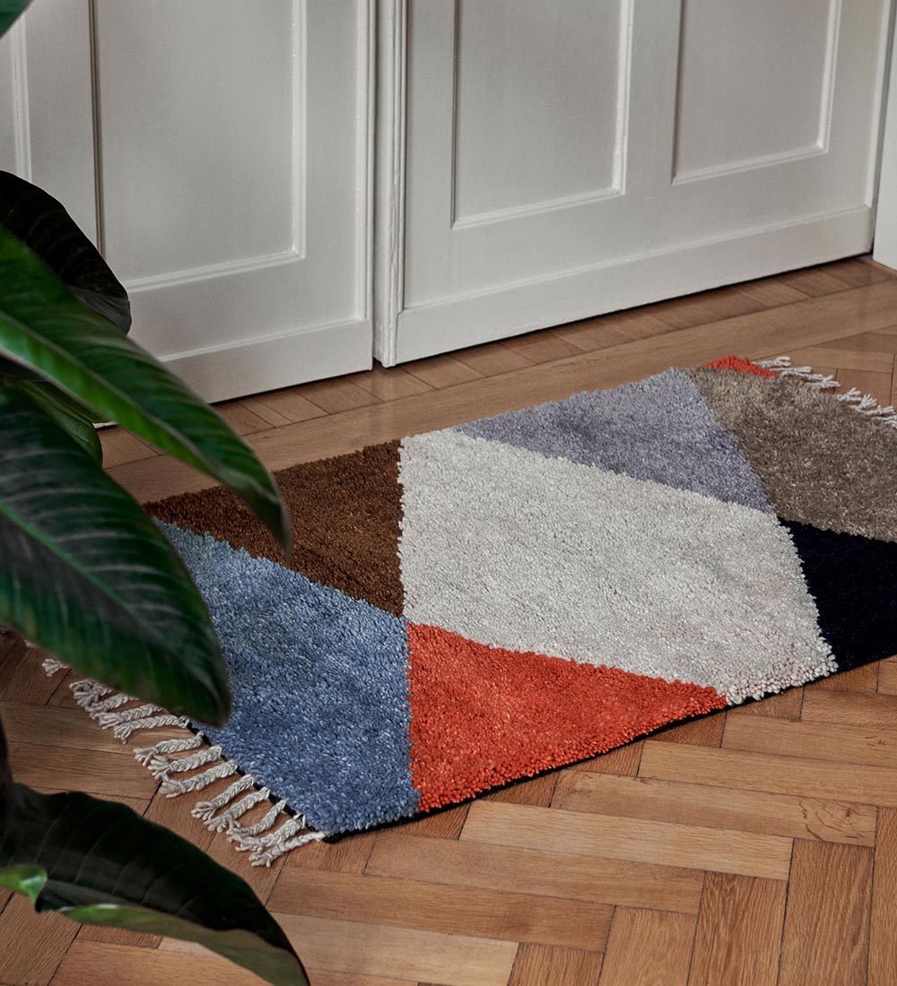 ferm Living Gulvtæppe - Harlequin -  Multifarvet