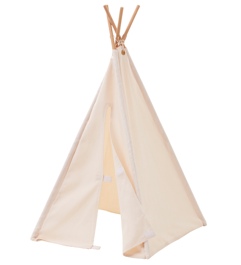 Kids Concept Legetelt - Mini Tipi - Naturhvid