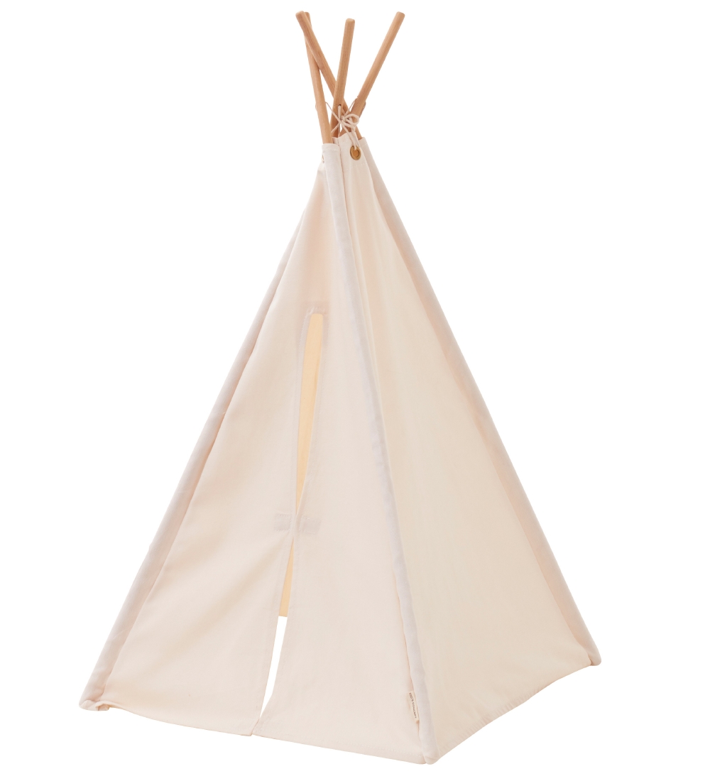 Kids Concept Legetelt - Mini Tipi - Naturhvid