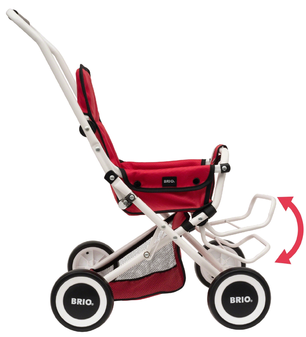 BRIO Klapvogn Til Dukker - Sitty - Rød 30284