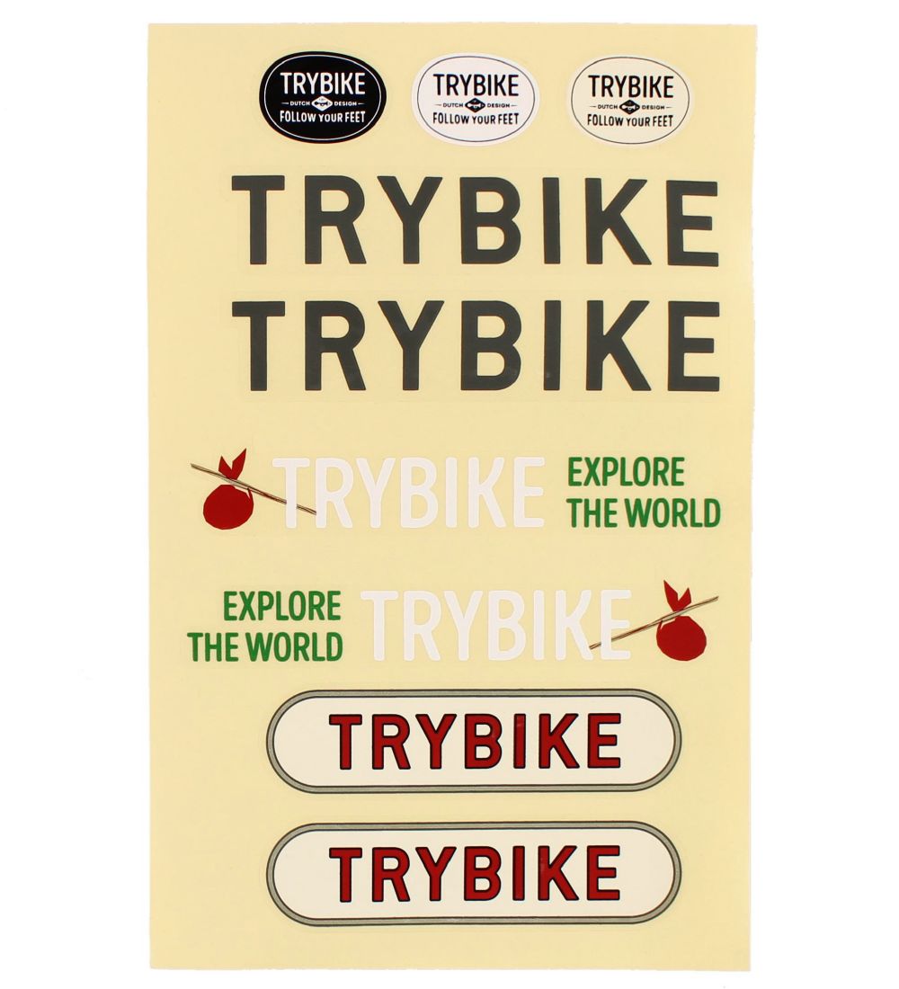 TryBike Løbecykel - Steel - Hvid