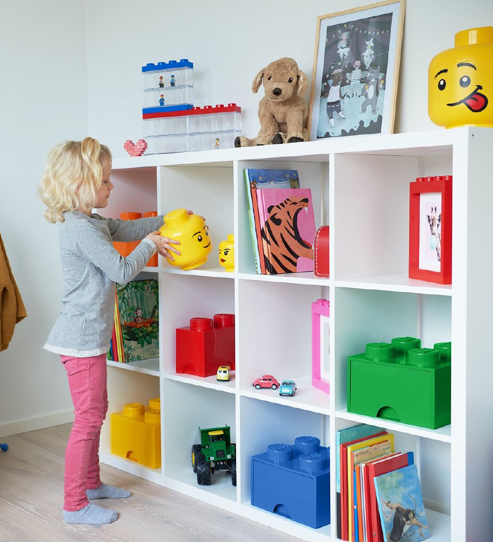 LEGO® Storage Opbevaringsboks - Stor - Hoved - 27 cm - Skør
