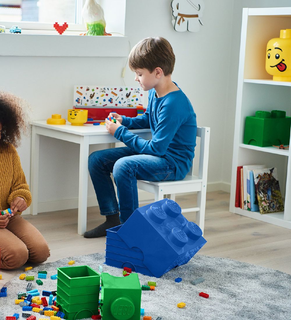 LEGO® Storage Opbevaringsboks - Stor - Hoved - 27 cm - Skør