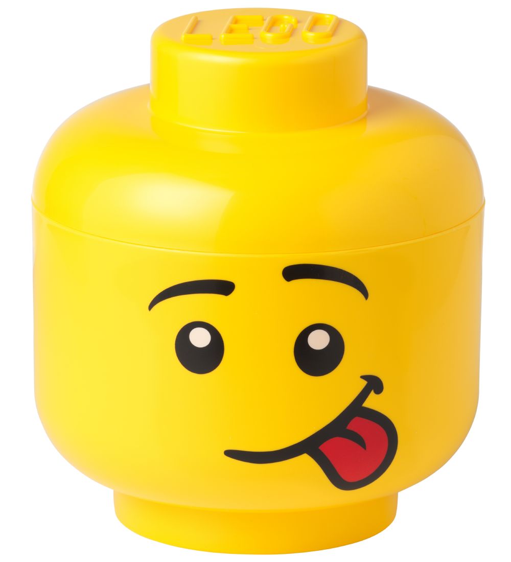LEGO® Storage Opbevaringsboks - Stor - Hoved - 27 cm - Skør