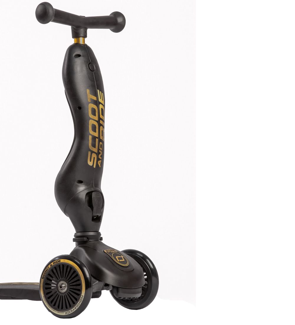 Scoot and Ride Highway Kick 1 - Sort/Guld