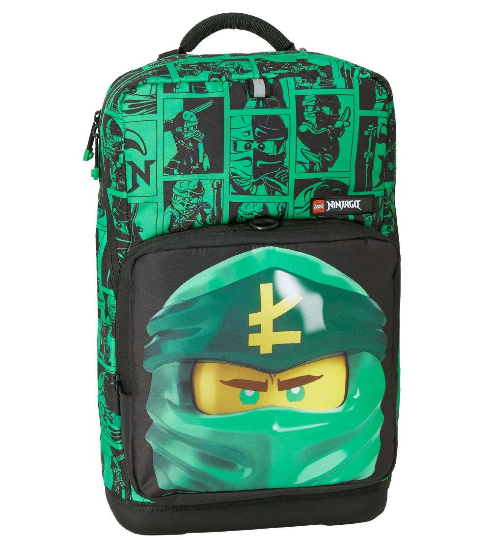 LEGO® Ninjago Skoletaske m. Gymnastikpose - Grøn/Sort