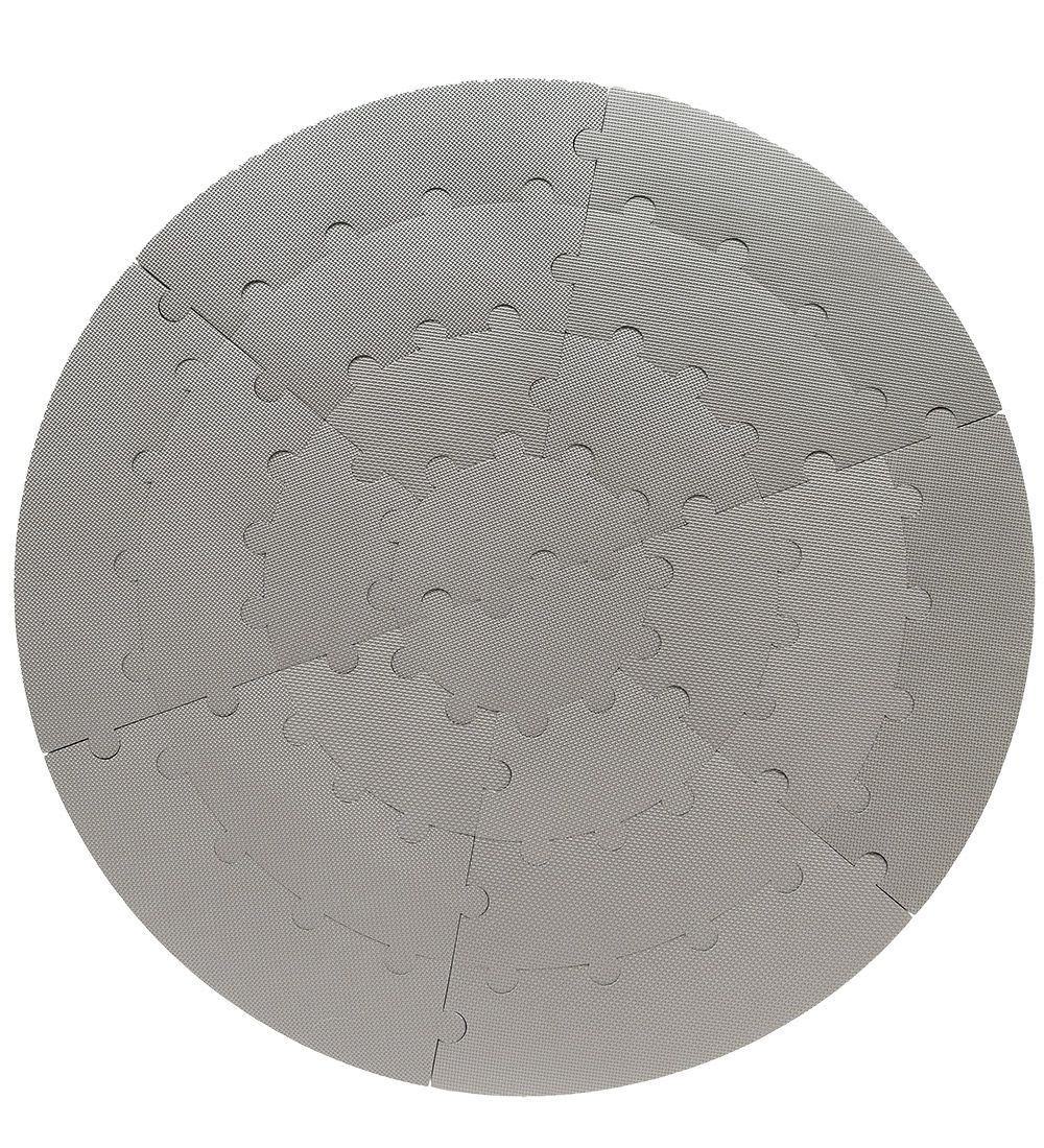 BabyDan Legegulv - Ø 110 cm - Round About - Grå