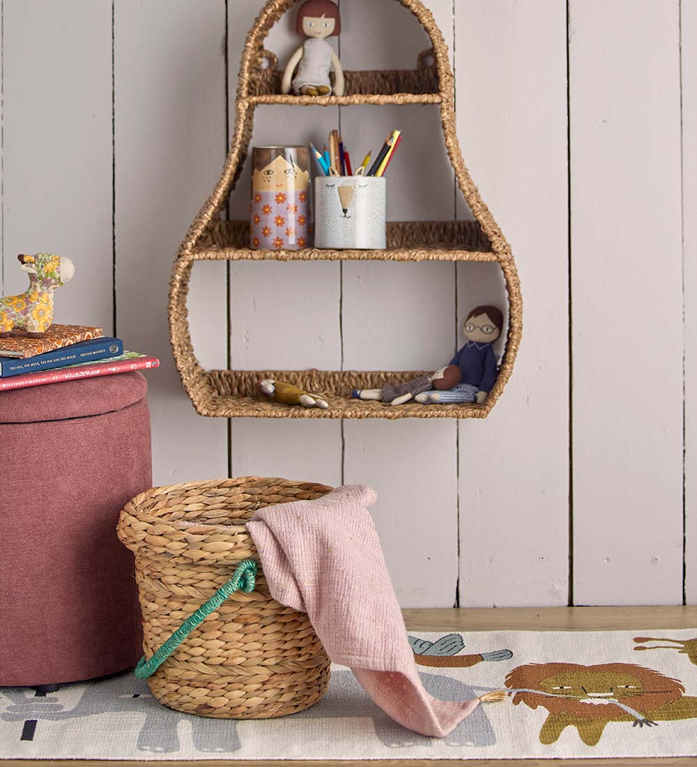 Bloomingville Kurv - 29x25 cm - Runni - Vandhyacint - Natur