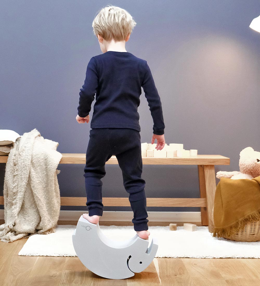 bObles Elefant - Lille - 37x16x21 cm - Sand Grey