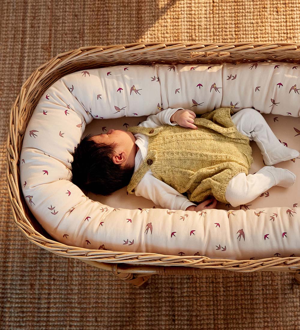 Filibabba Babynest - Dancing Swallow Rose