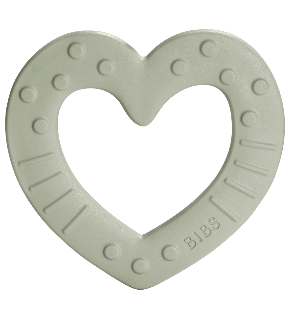 Bibs Bidering - Heart - Sage