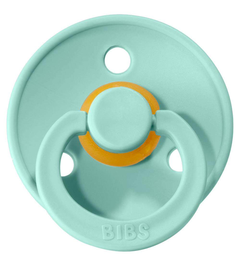 Bibs Colour Sutter - Str. 1 - 2-pak - Rund - White/Mint
