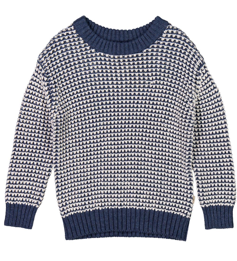 Wheat Bluse - Strik - Charlie - Blåmeleret