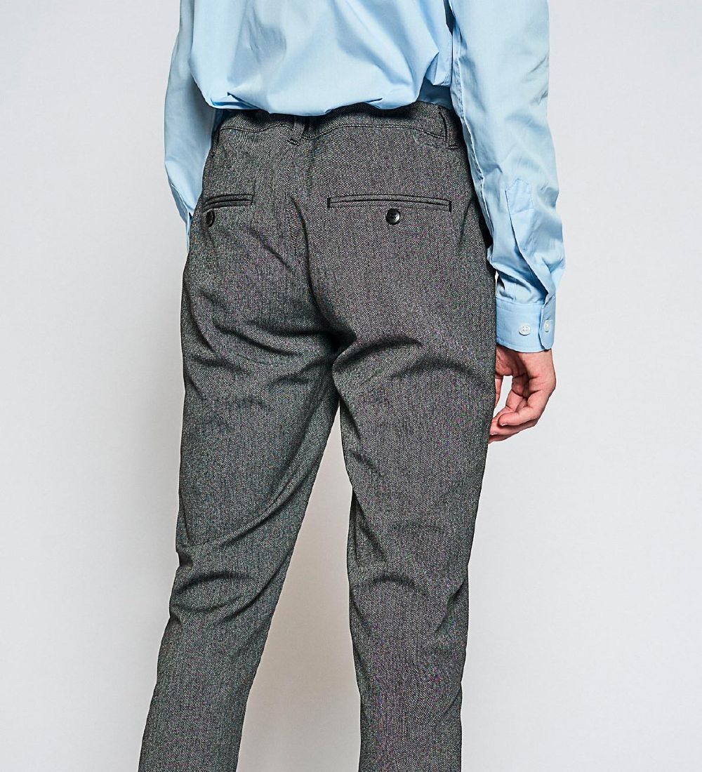Grunt Bukser - Konrad - Grey Mouline