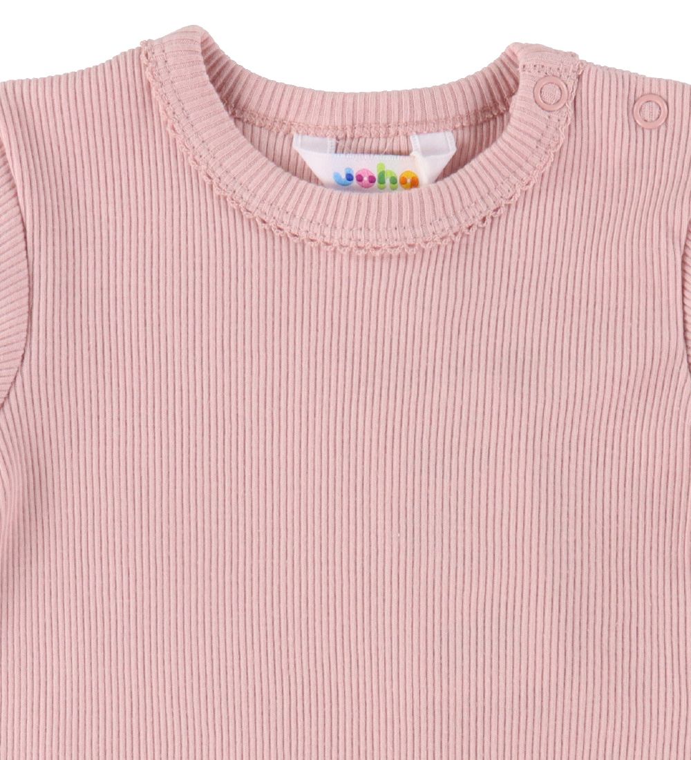Joha T-shirt - Rib - Rosa