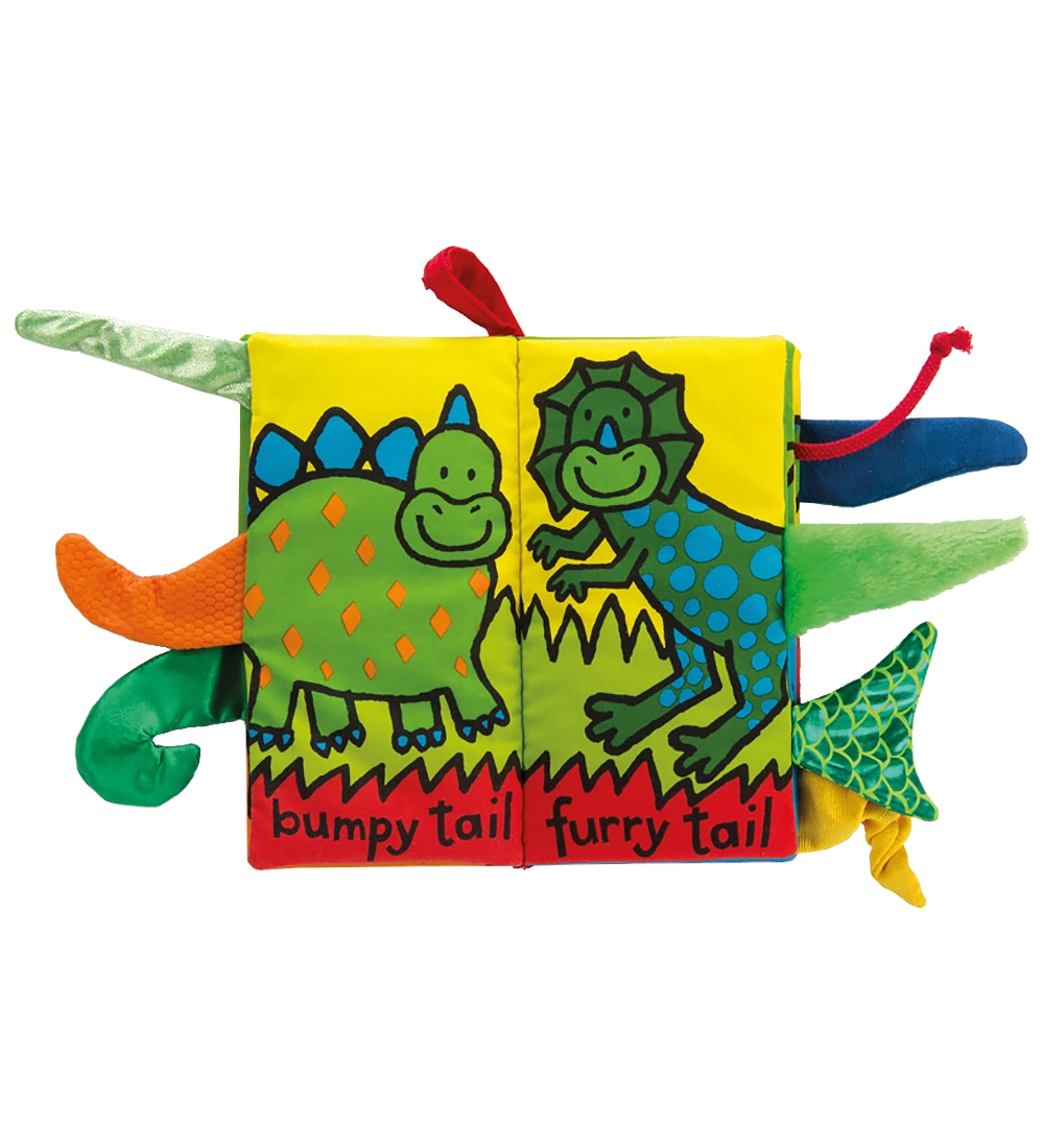 Jellycat Stofbog - Dino Tails - Engelsk
