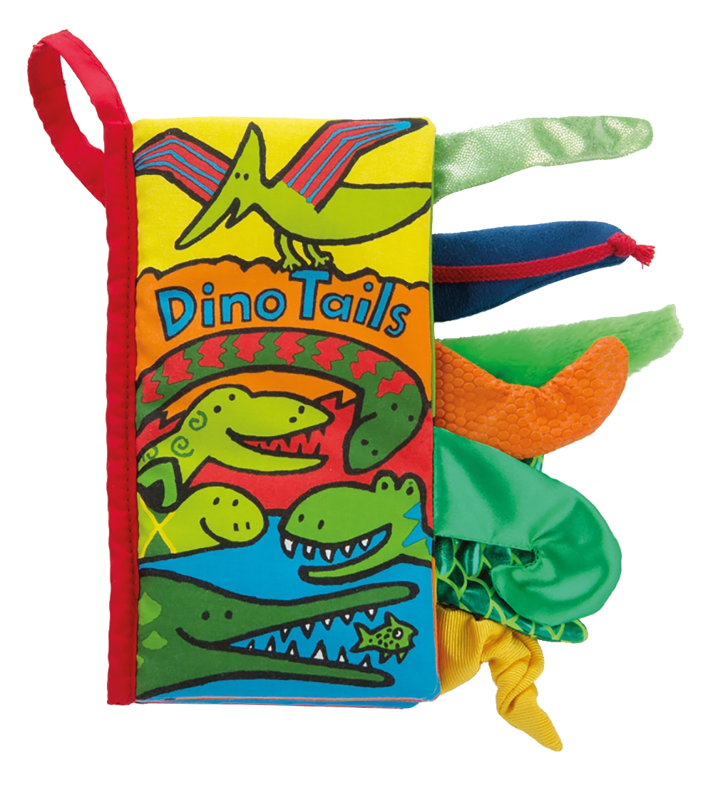 Jellycat Stofbog - Dino Tails - Engelsk
