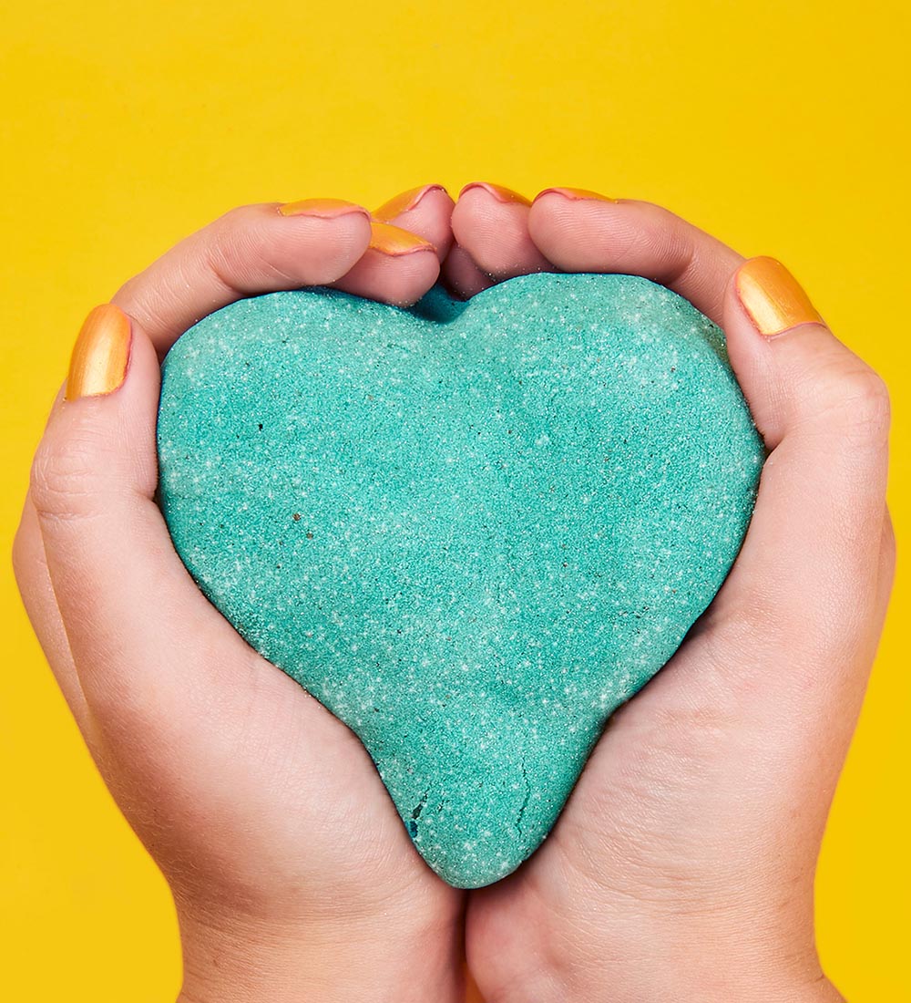 Kinetic Sand Strandsand - 900 gram - Twinkly Teal Glitter