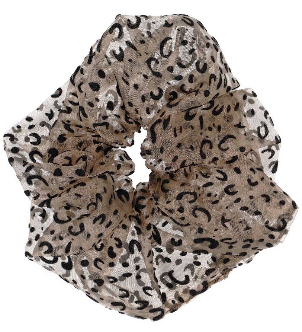 Bows By Str Scrunchie - Naja Big - Leopard Brown