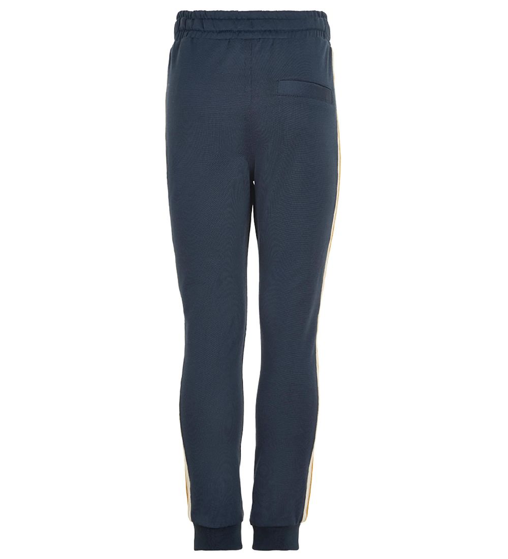 Minymo Sweatpants - Blue Nights m. Creme/Karry