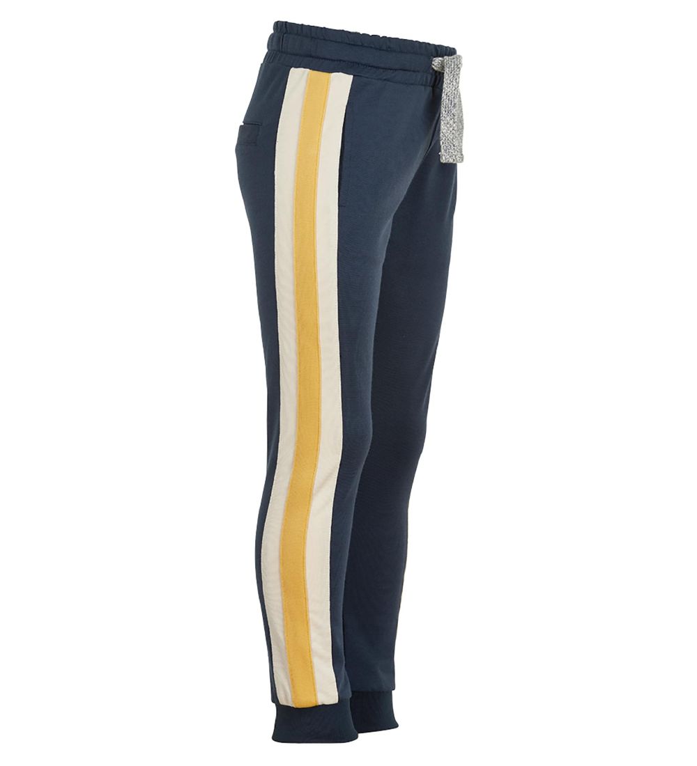 Minymo Sweatpants - Blue Nights m. Creme/Karry
