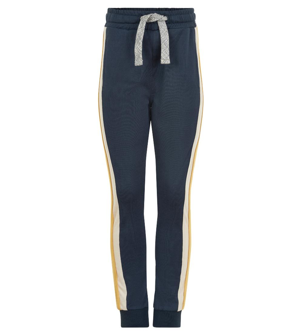 Minymo Sweatpants - Blue Nights m. Creme/Karry