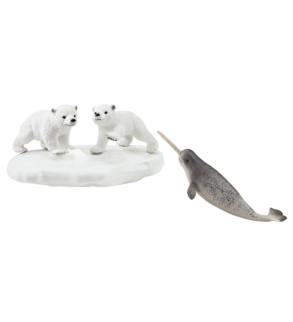 Schleich Wild Life - 21 cm - Isbjørne Leg 42531