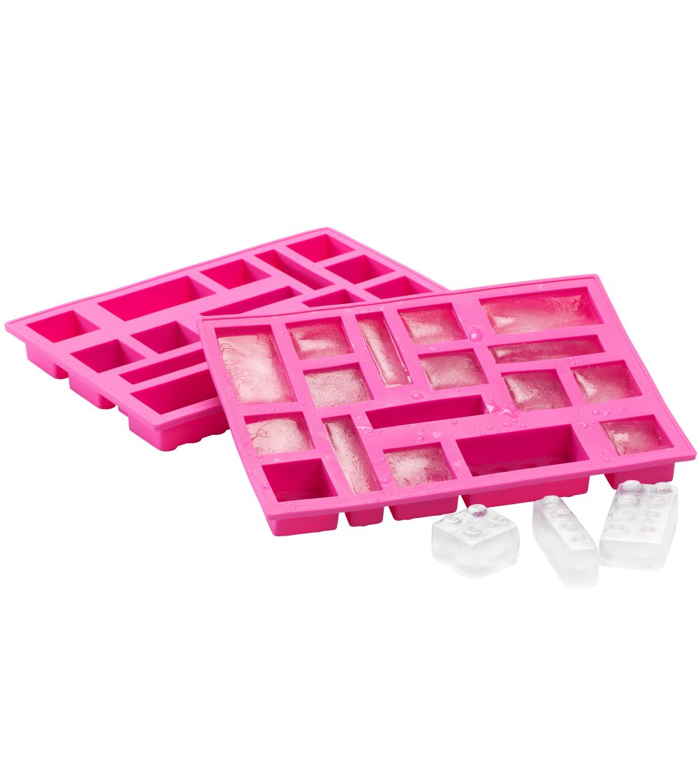 LEGO Storage Isterningebakke - 17x12 cm - Pink