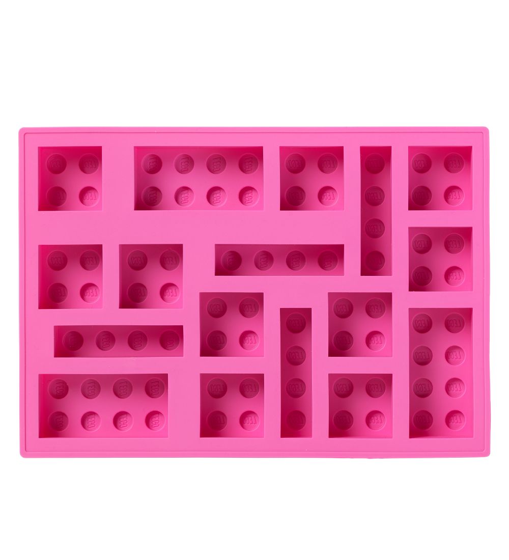 LEGO Storage Isterningebakke - 17x12 cm - Pink