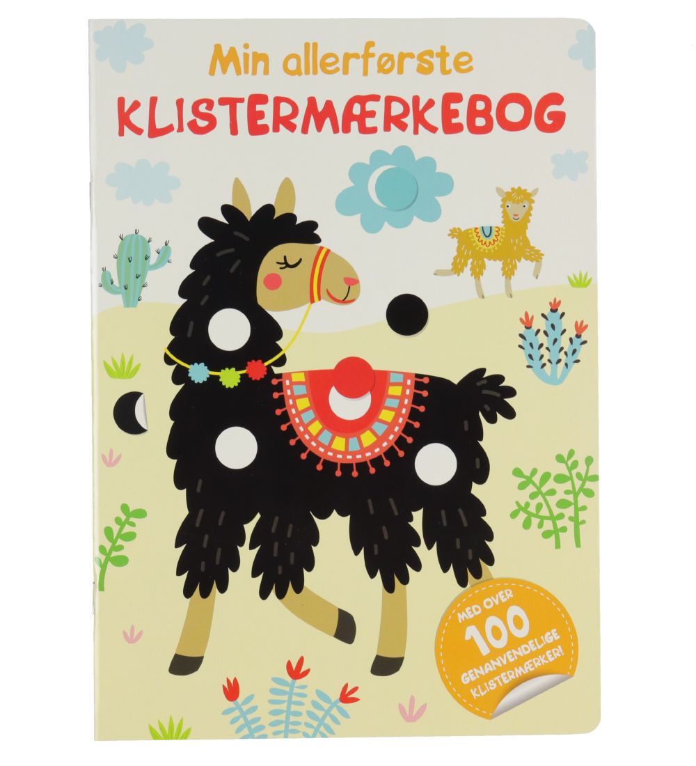 Forlaget Bolden Bog - Min Klistermrkebog - Lama - Dansk