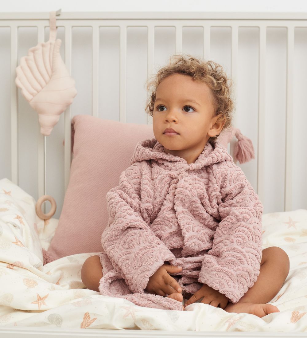 Cam Cam Badekåbe - 3-4 år - Dusty Rose m. Ører