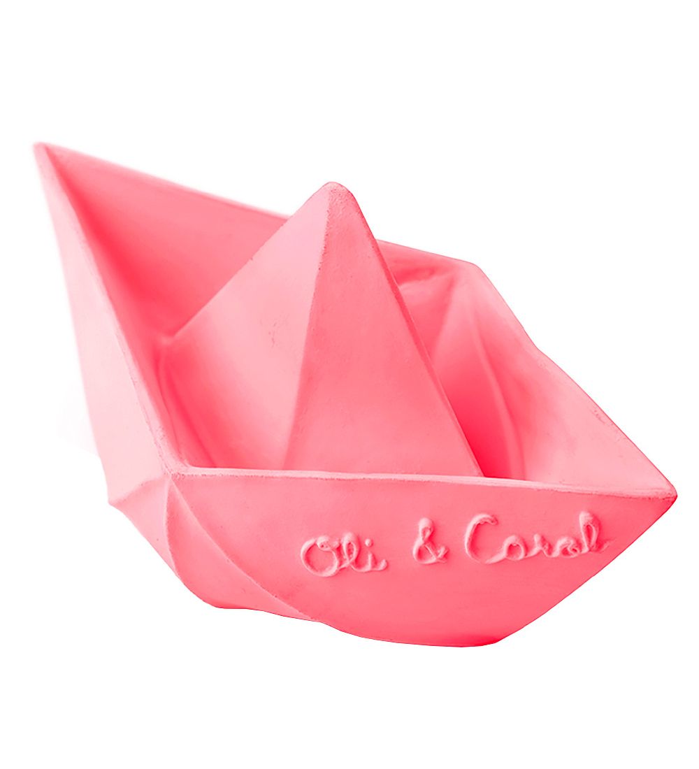 Oli & Carol Badelegetj - Naturgummi - Origami - Pink Bd