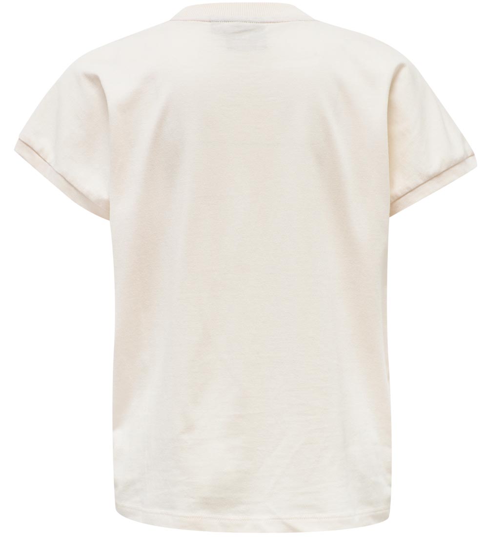 Hummel T-shirt - hmlAtlantis - Hvid m. Print