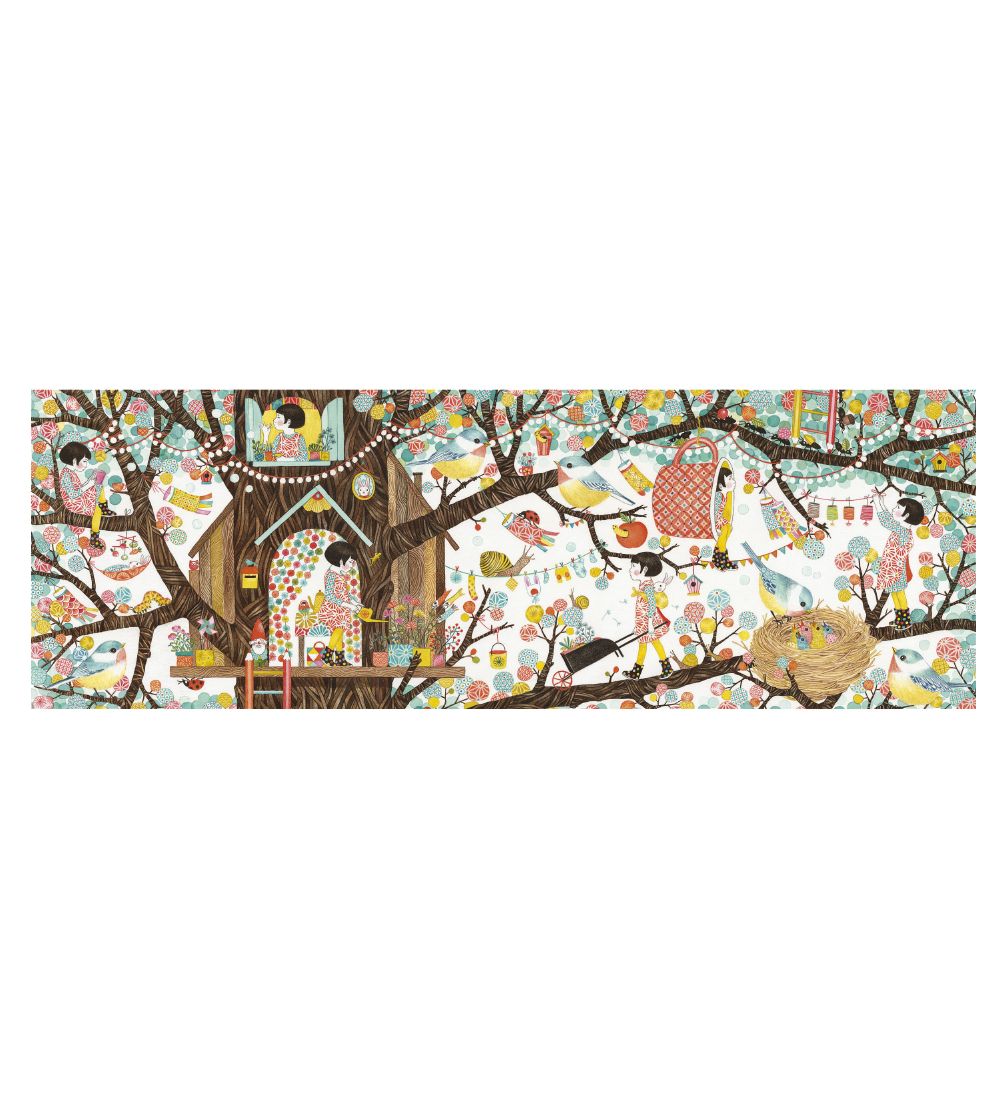 Djeco Puslespil - 200 Brikker - Tree House