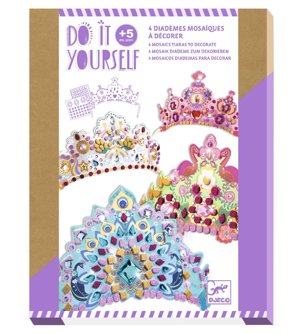 Djeco Diademer - DIY - Som En Rigtig Prinsesse