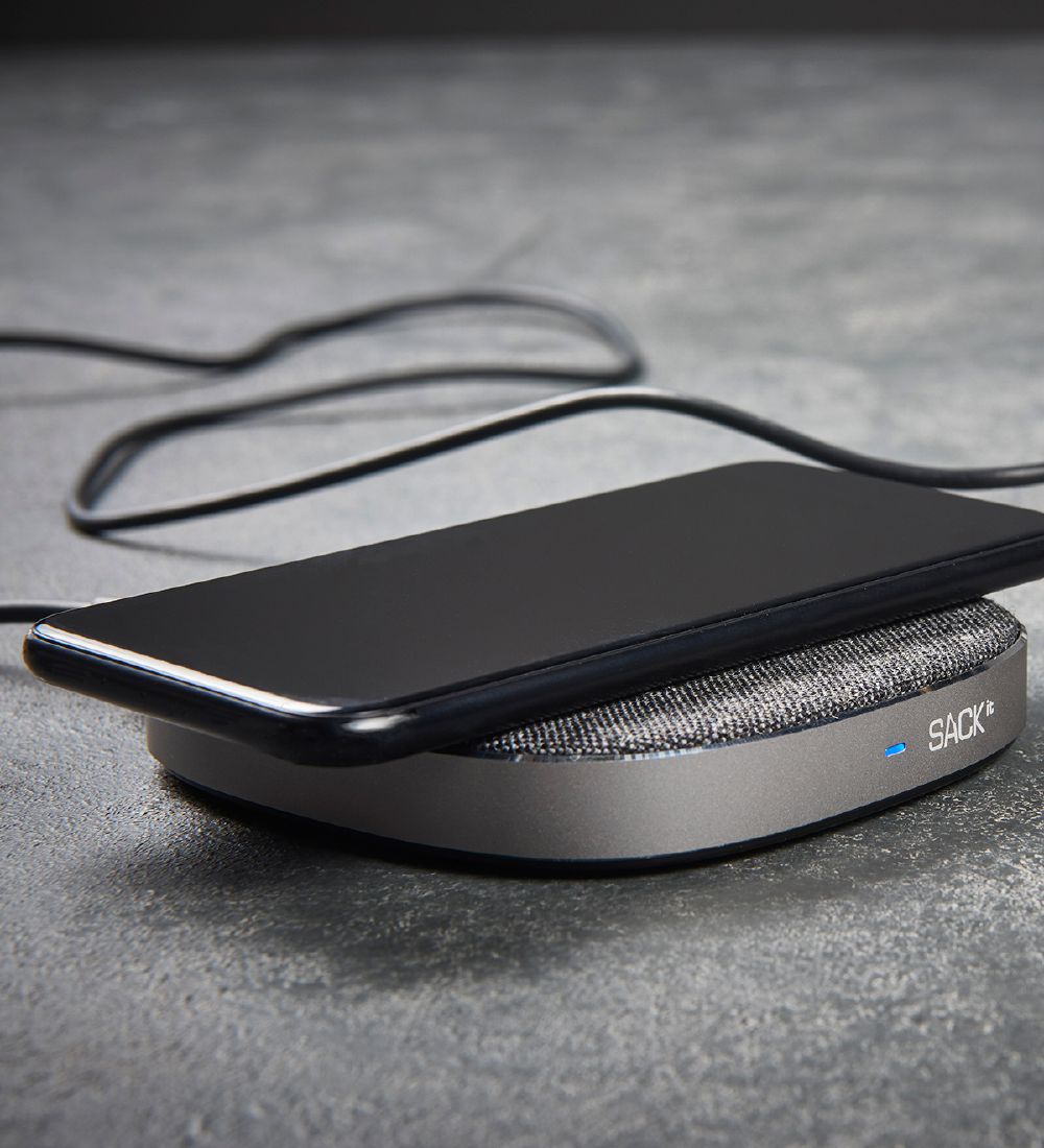 SACKit Oplader - CHARGEit Dock - Wireless - Grå
