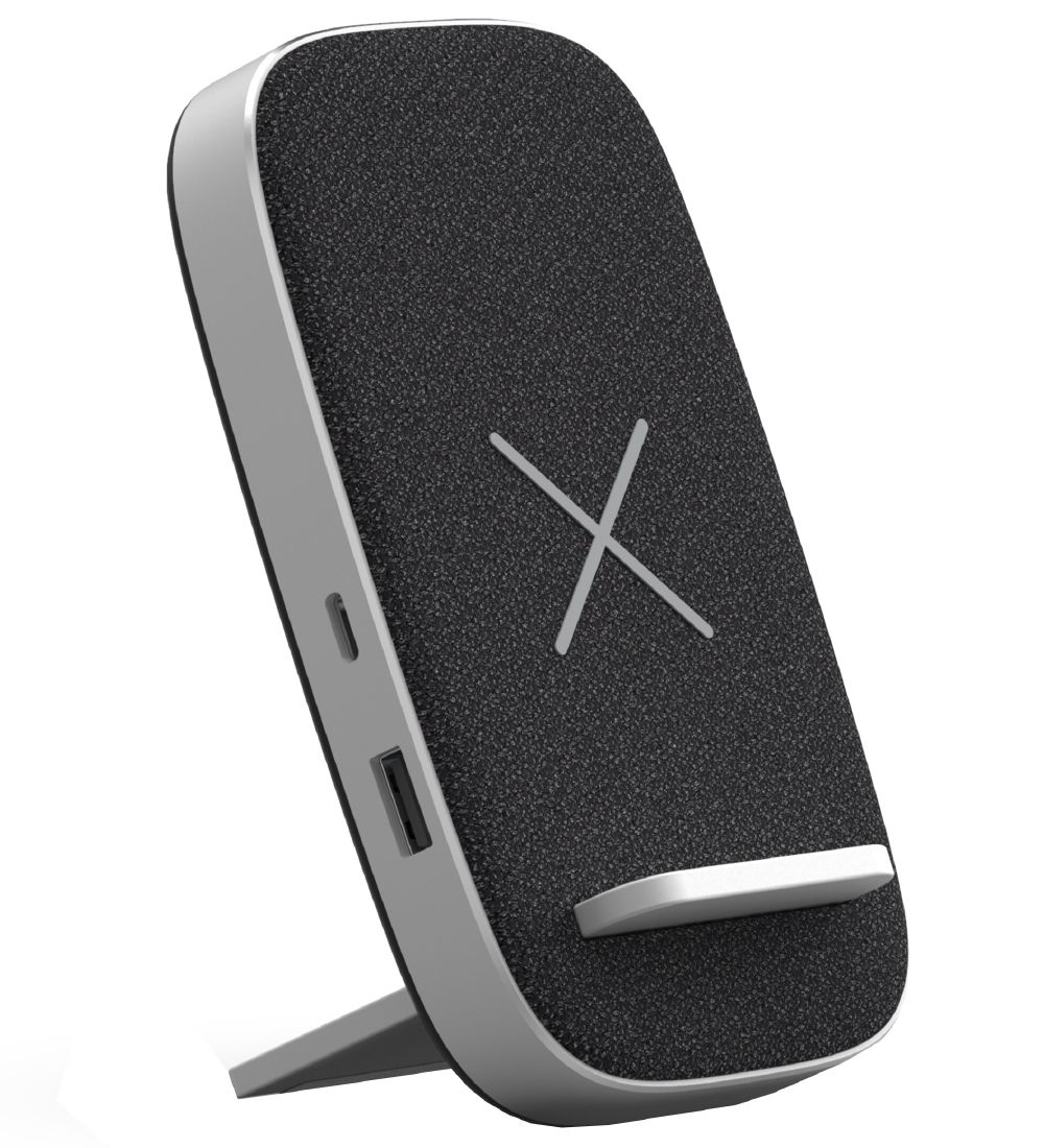 SACKit Oplader/Powerbank - CHARGEit - Wireless - Sort - 6.000mAh