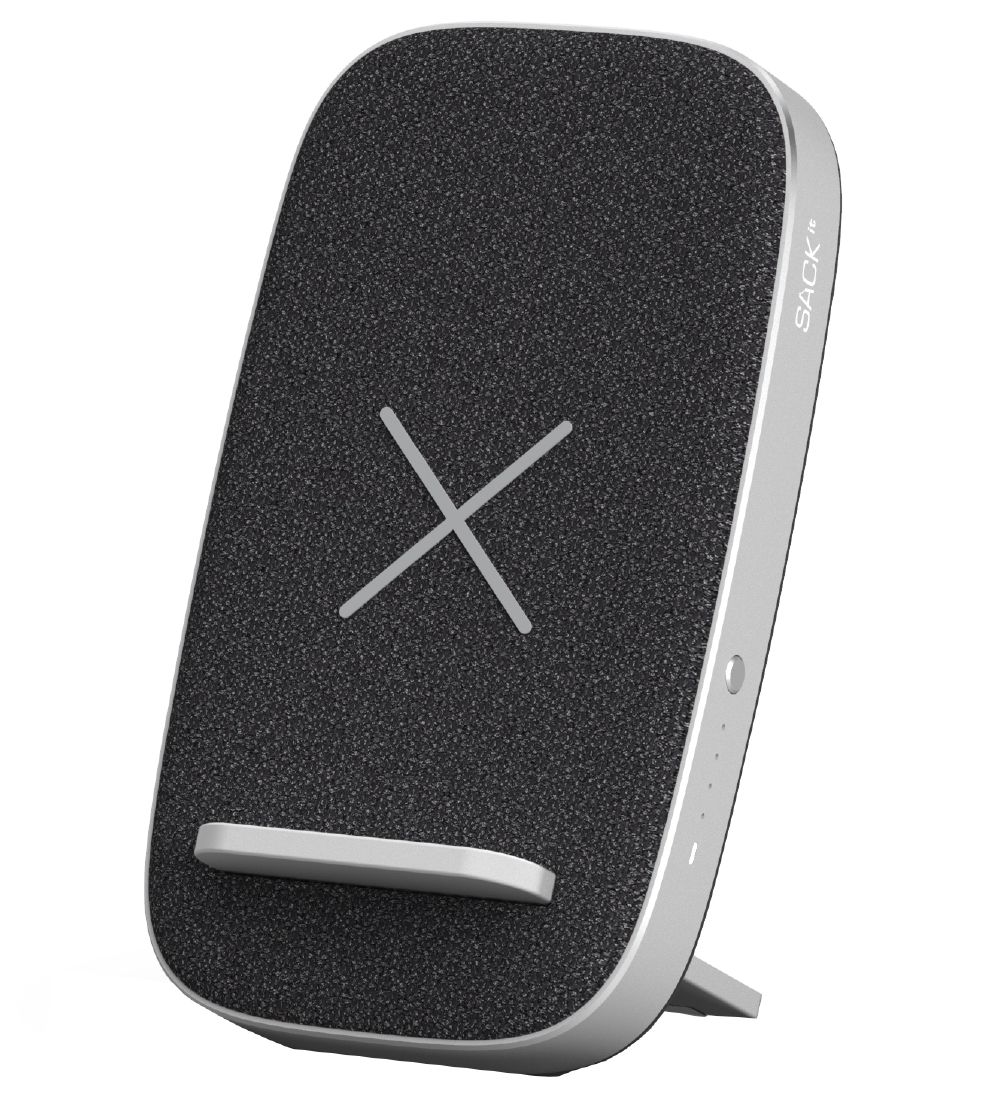 SACKit Oplader/Powerbank - CHARGEit - Wireless - Sort - 6.000mAh