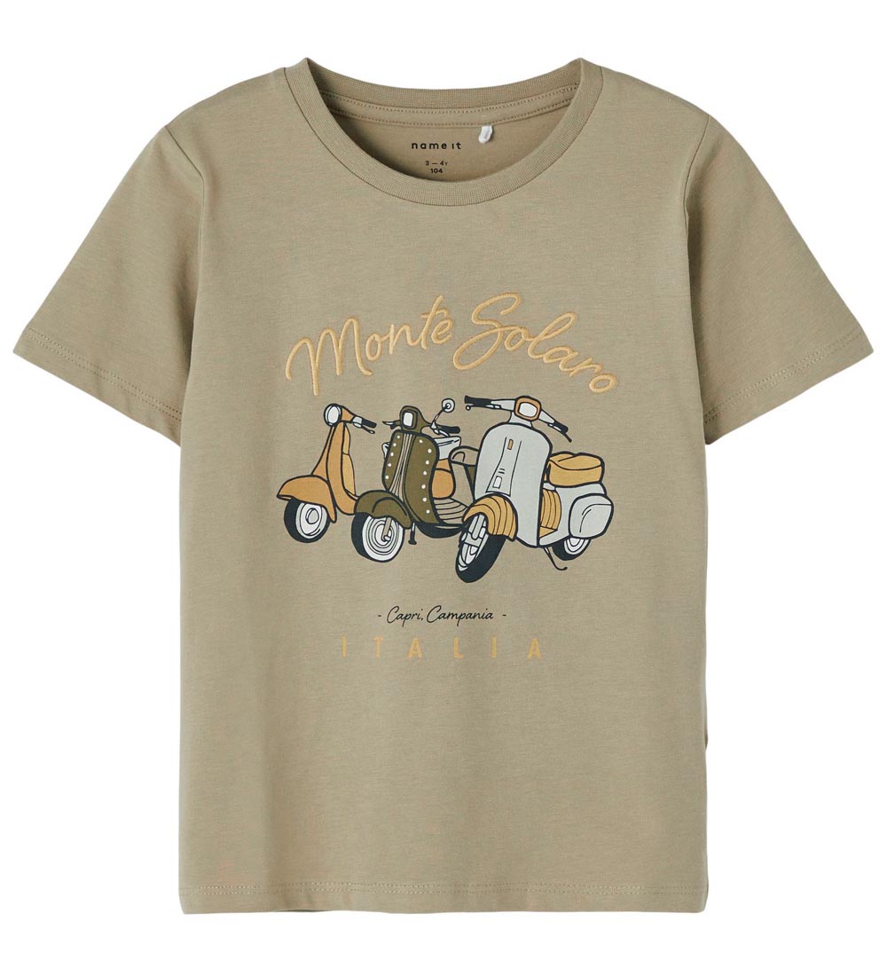 Name It T-shirt - NmmHadwin - Silver Sage m. Print