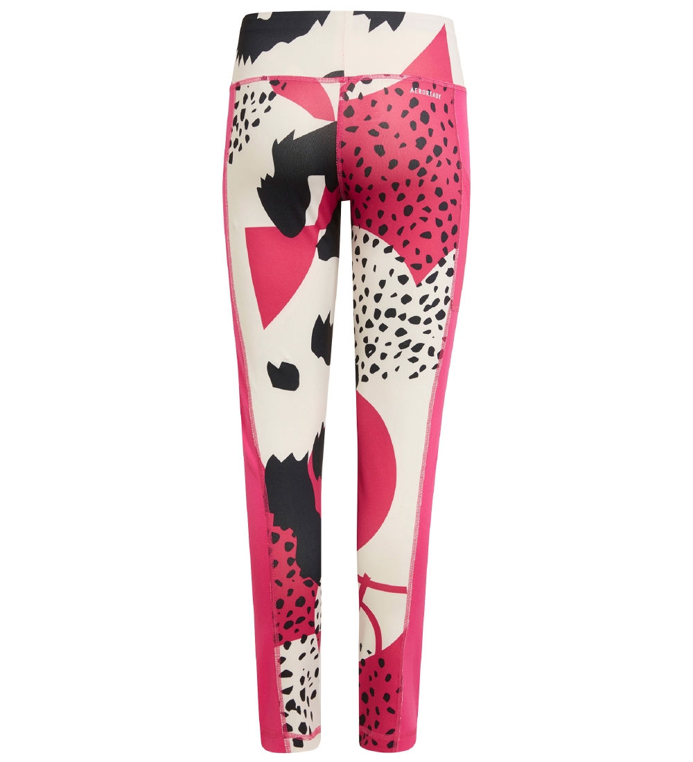 adidas Performance Leggings - Stretch Training Tights - Rosa/Sor
