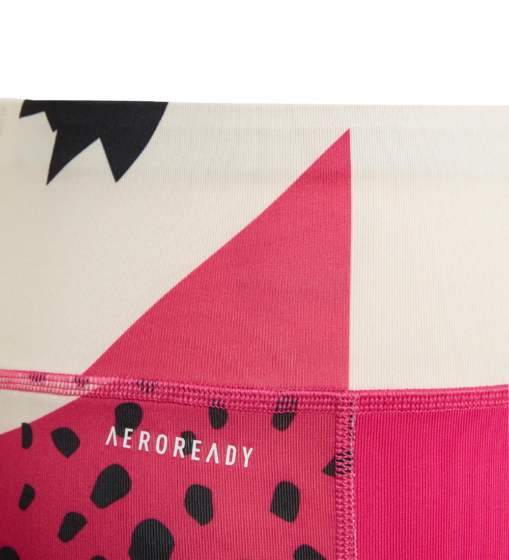 adidas Performance Leggings - Stretch Training Tights - Rosa/Sor