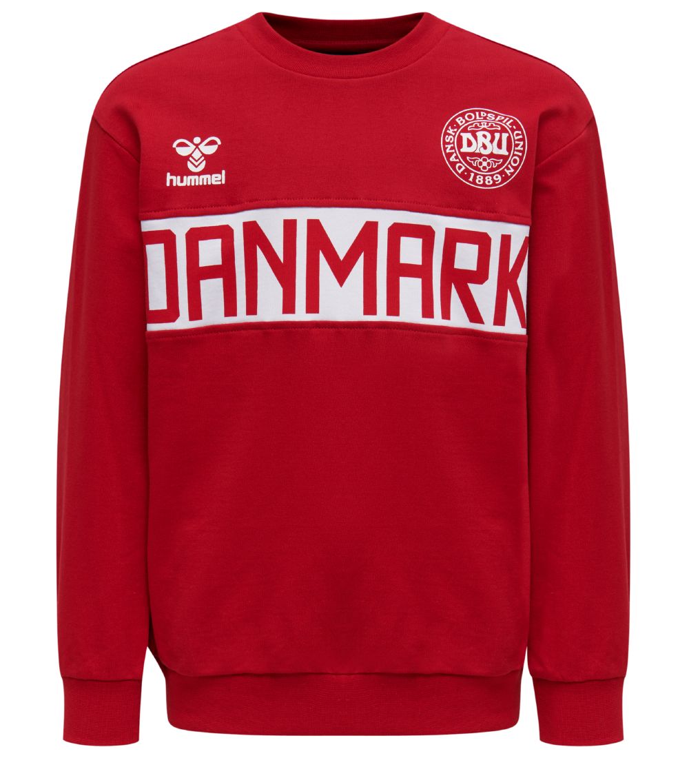 Hummel Sweatshirt - DBU - hmlJubel - Rød m. Logo
