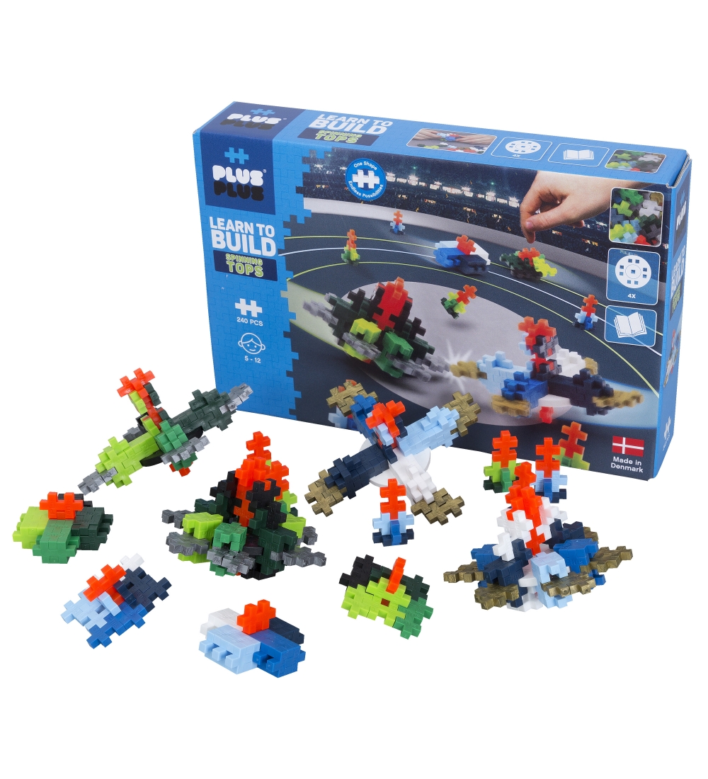 Plus-Plus Learn to Build - 240 stk. - Spinning Top Challenge