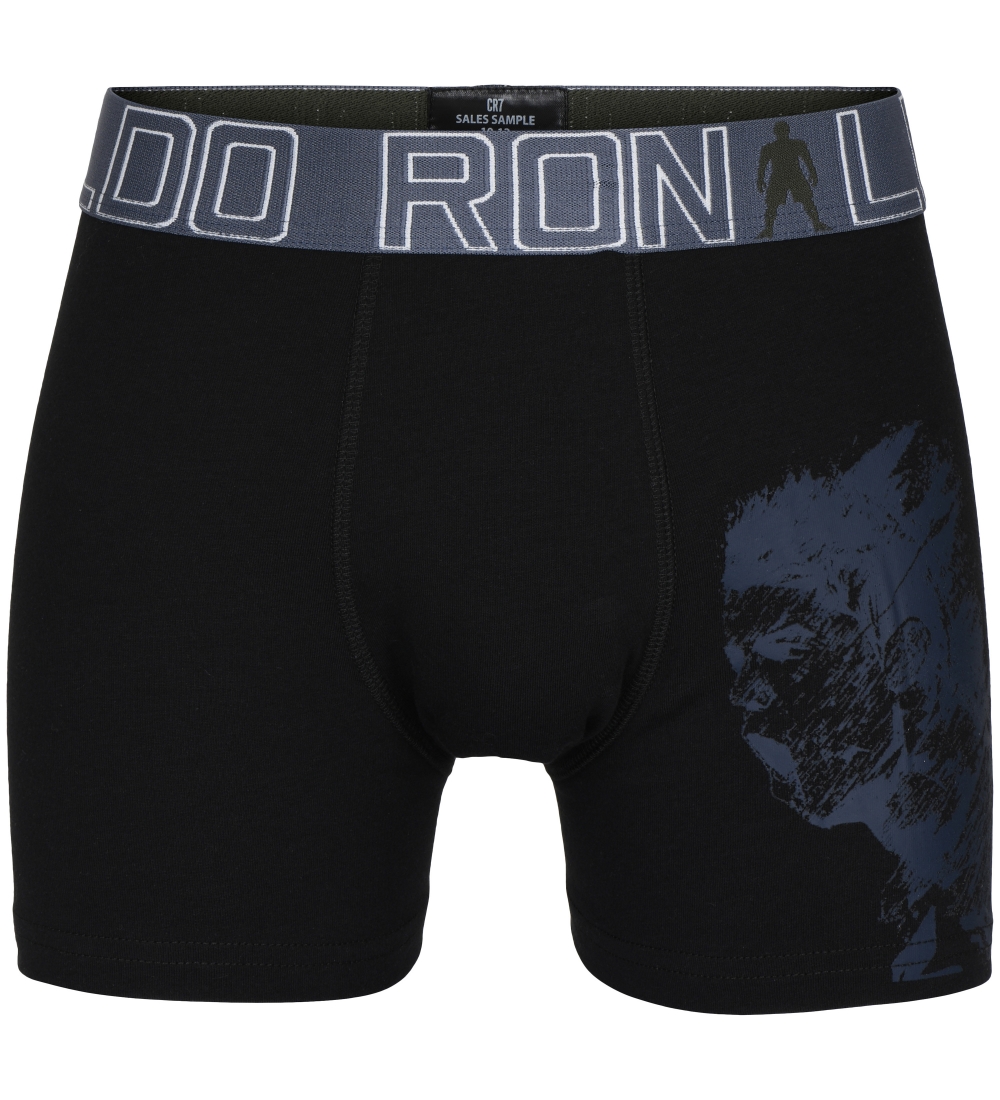 Ronaldo Boxershorts - 2-pak - Sort/Blå m. Print