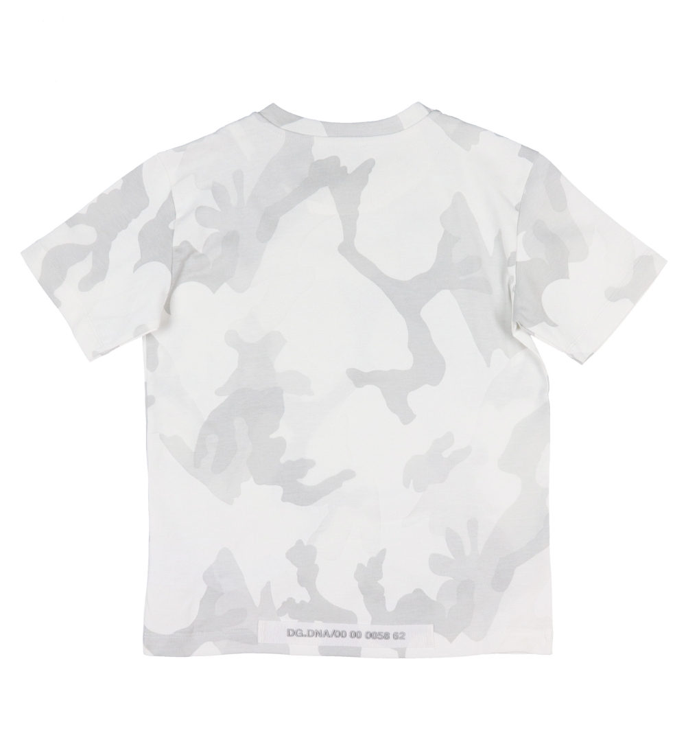 Dolce & Gabbana T-shirt - Hvid Camouflage